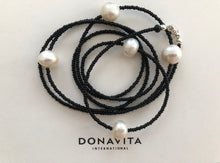 Load image into Gallery viewer, ABSTRACT CONNECTABLE Single or Double Wrap Necklace /Quintuple or  Sextuple Wraparound Bracelet